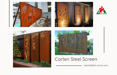 Corten Steel Screen Panel